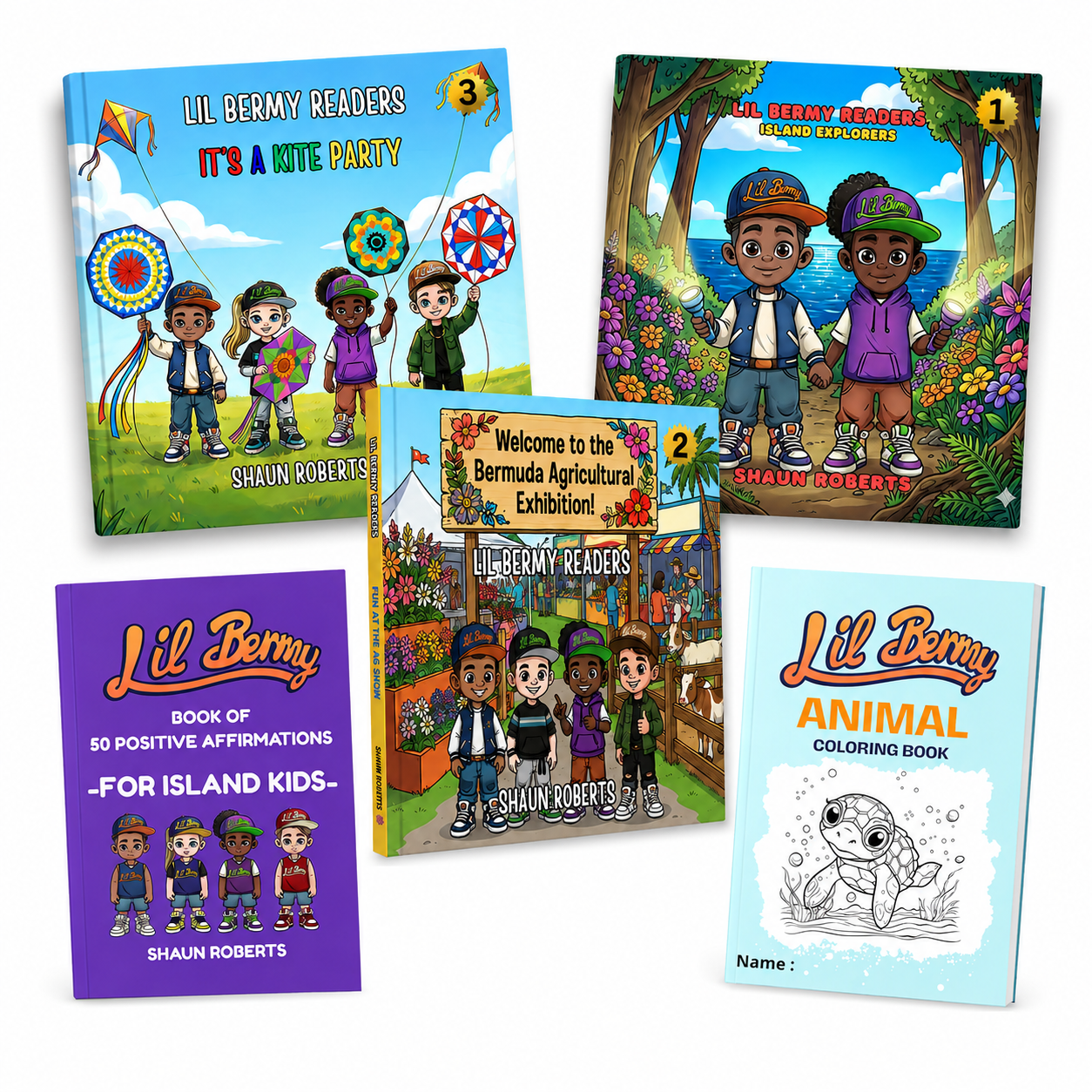 Lil Bermy Readers 5 Book Bundle