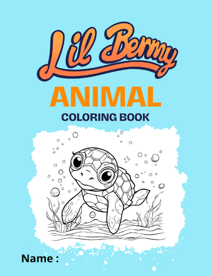 Lil Bermy Animal Coloring Book